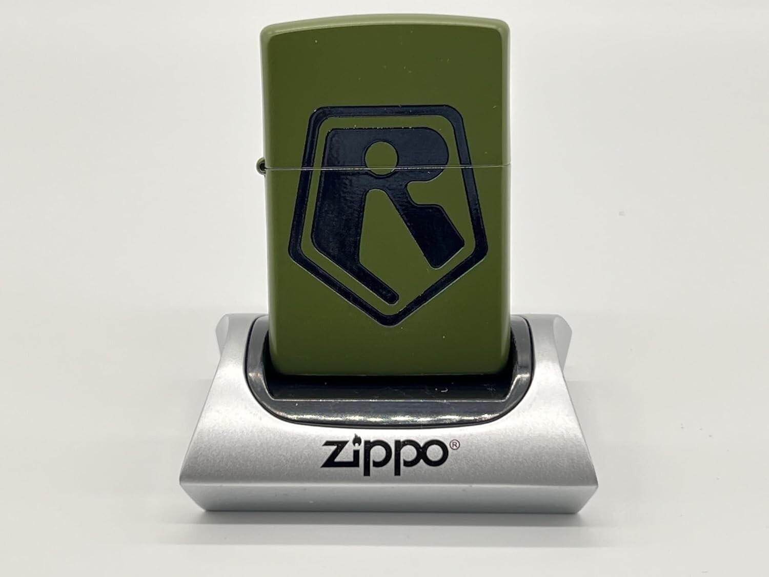 Zippo Oil Lighter Armored Trooper Votoms Green Shoulder Khaki official products