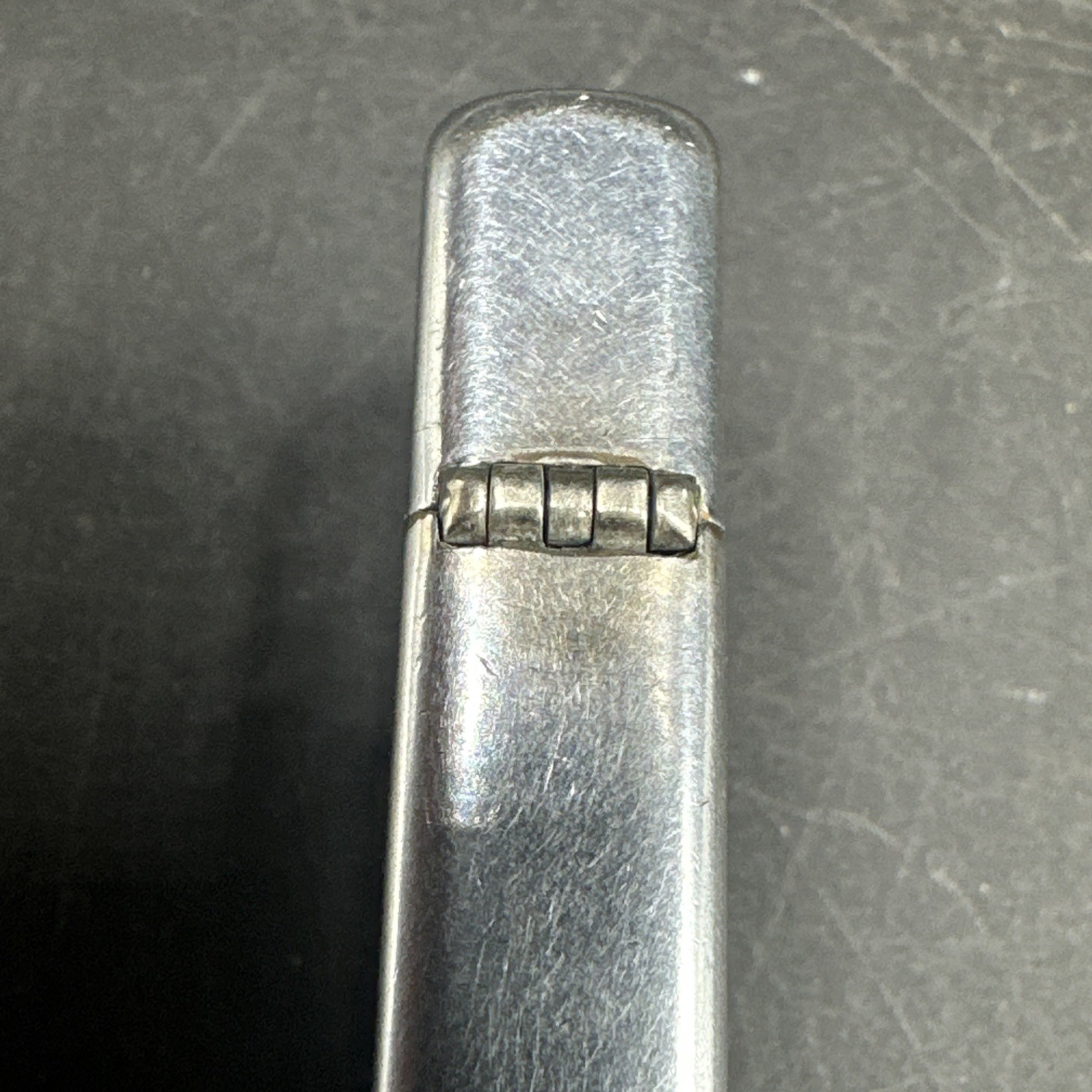 1956 Zippo Slim Pin Stripe Engraved ELC 1st Production Year