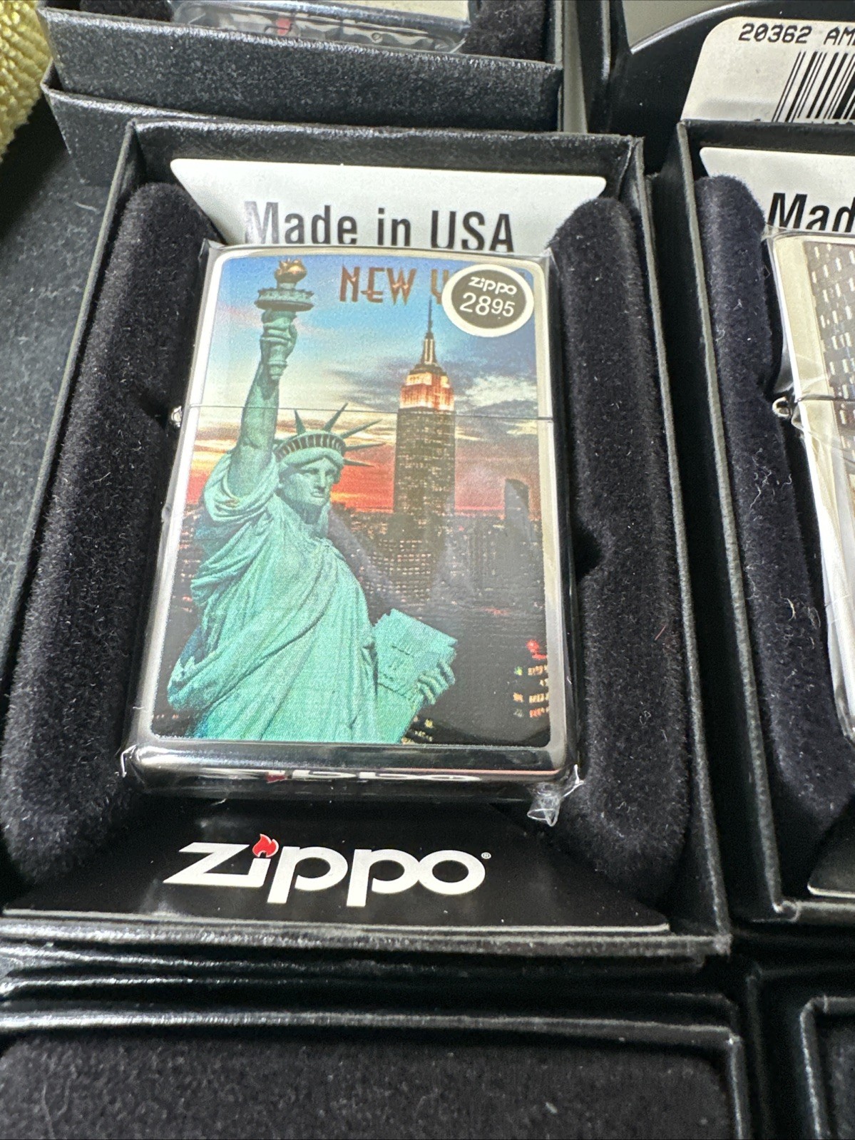 9 Zippo Lighters – Patriotic America Themed Flag, Statue Of Liberty Bald Eagle +