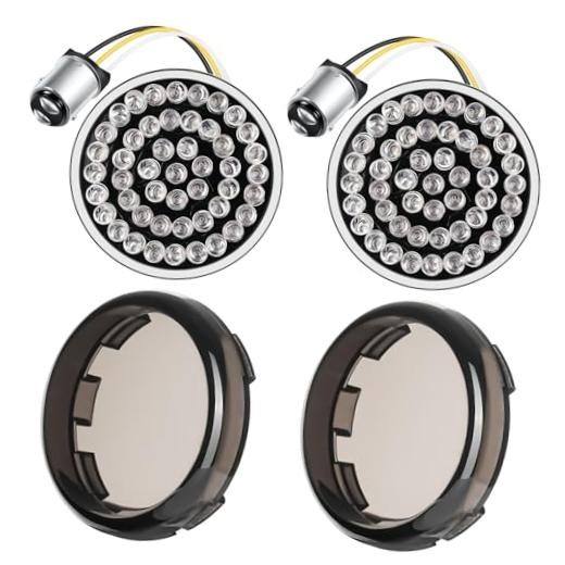 1157 Rear LED Turn Signal Lights Running Blinker Bulbs Compatible for Harley