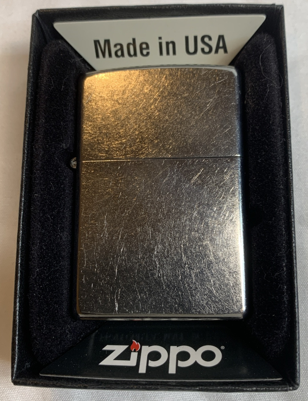 3 Zippo Chrome(2 Reg 1 Satin) Windproof Lighters New In Box 2013 2016 2019