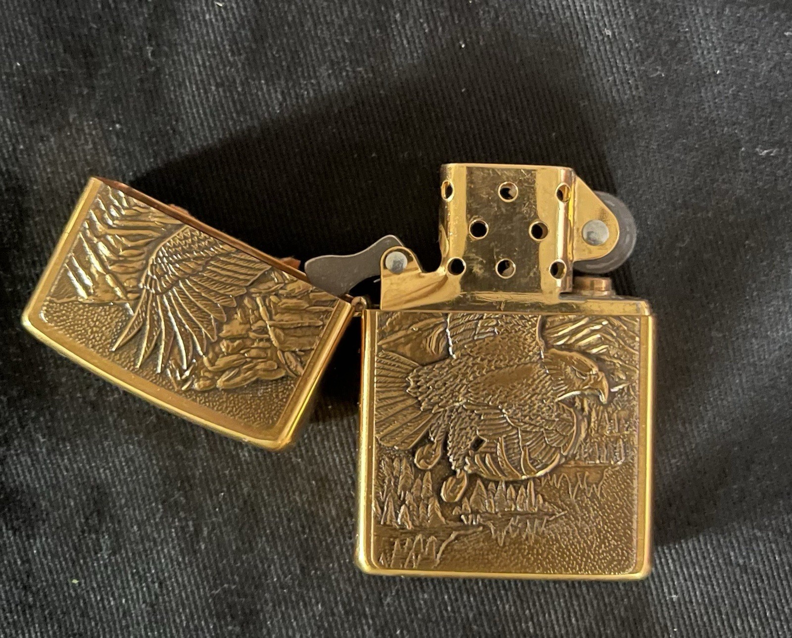 Zippo Lighter: American Eagle – Barrett Smythe Pewter