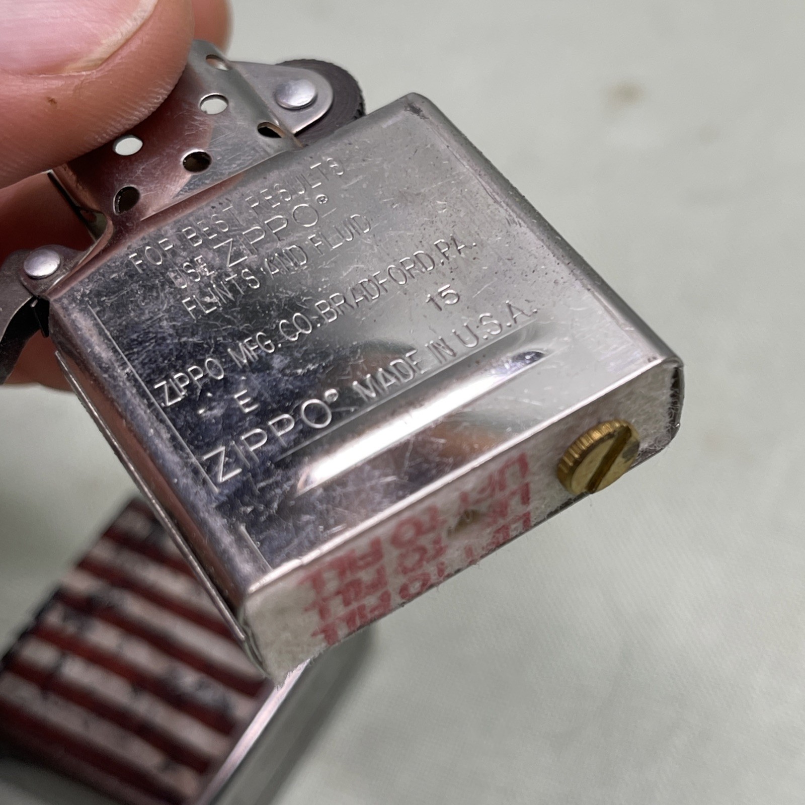 Outdoor EDC Lot Zippo Flag Lighter Streamlight PackMate Liquid Filled Compass