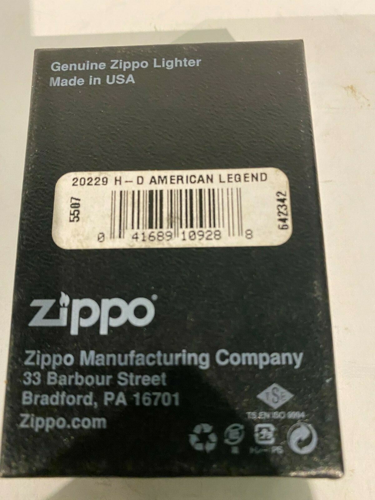 NEW ZIPPO HARLEY DAVIDSON AMERICAN LEGEND LIGHTER