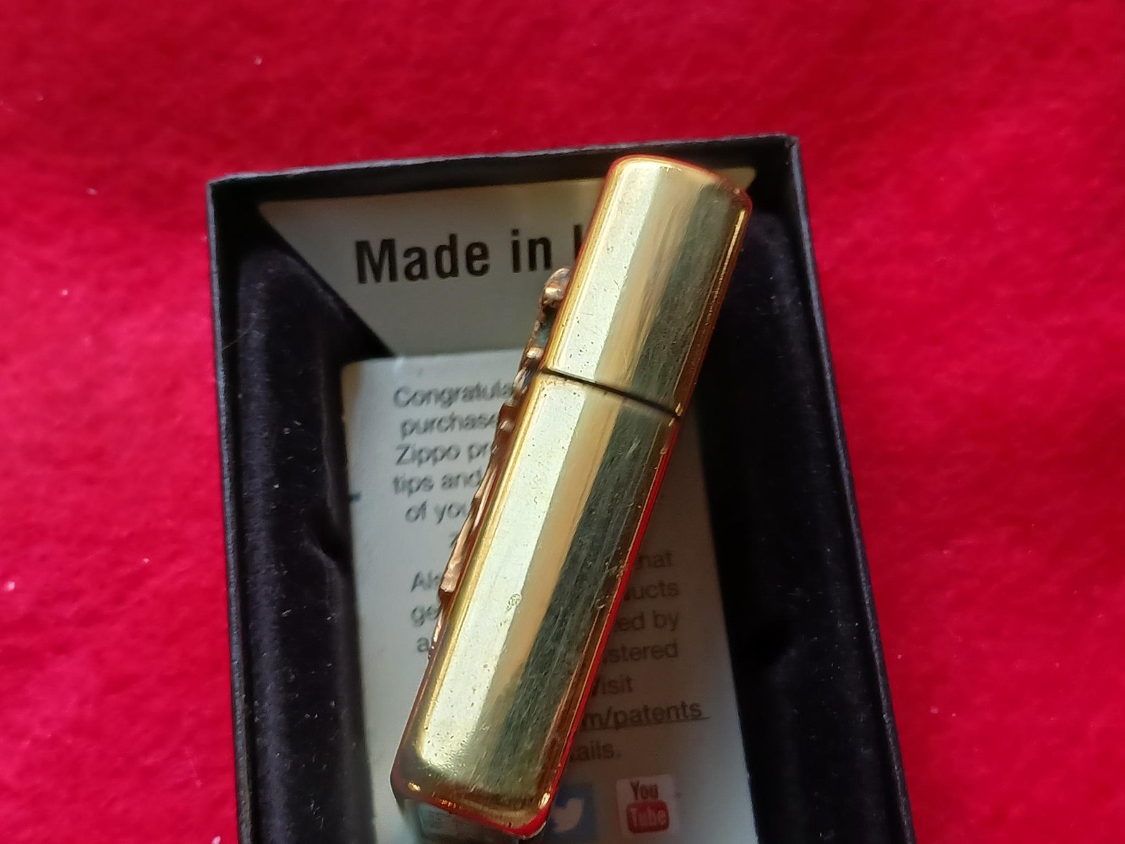1995 Cowboy Bronco Solid Brass Zippo Lighter -Nice