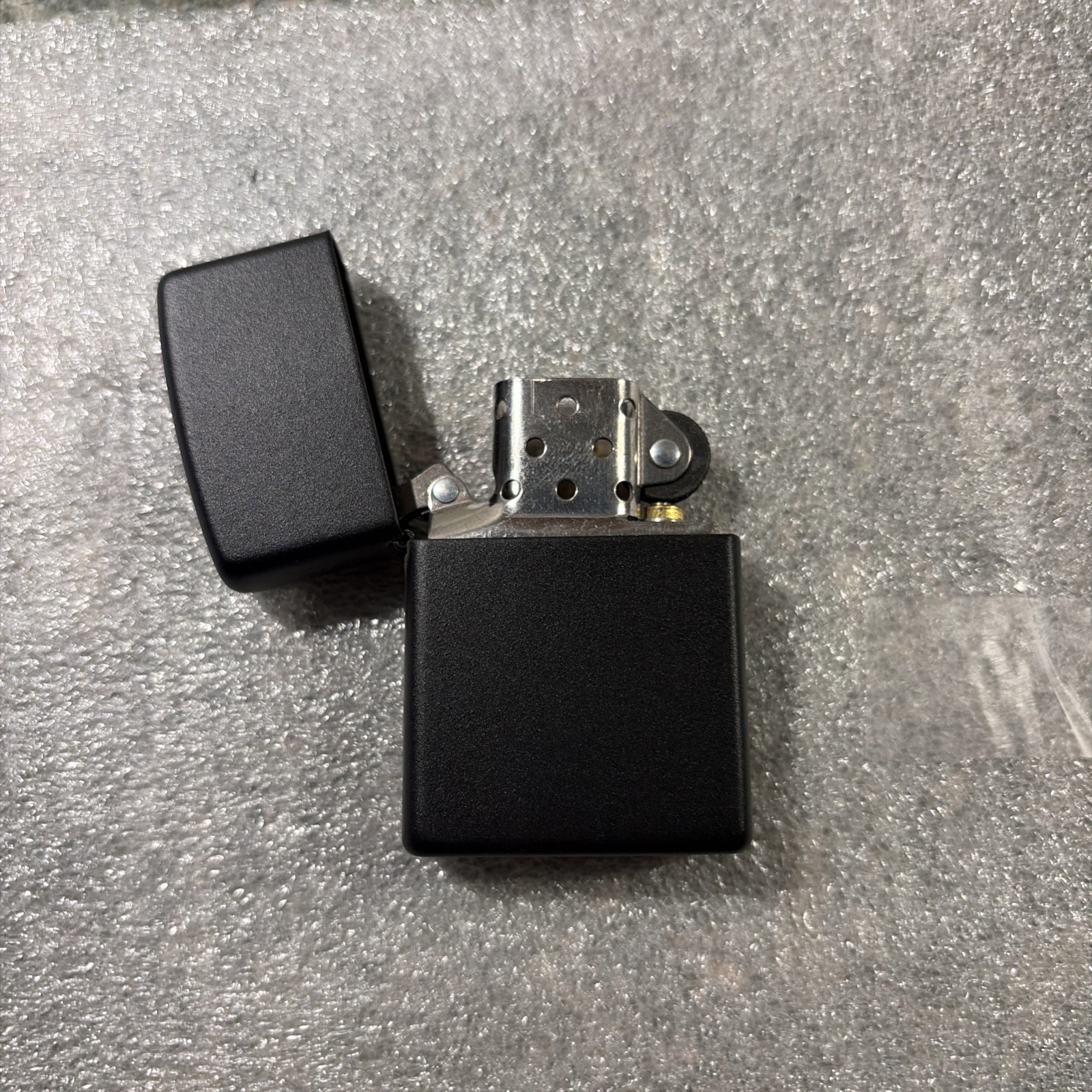 Brand New Black Powder Coat Vintage Zippo Lighter 1999 USA durable finish
