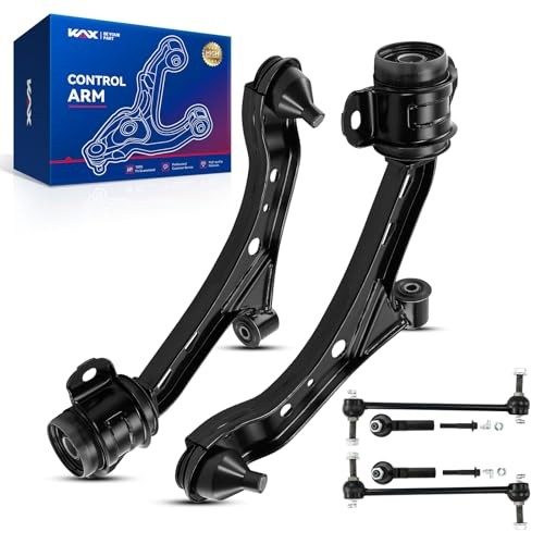 Front Upper Control Arm w/Ball Joint & Sway Bar/Outer Tie Rod End 4CAK3440-2