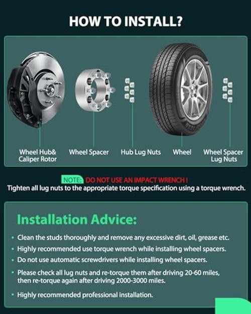 4Pcs 1.25″ Wheel Adapters 5×4.75 to 5×4.5 Studs 12×1.5 87.1mm 5Lug Wheel