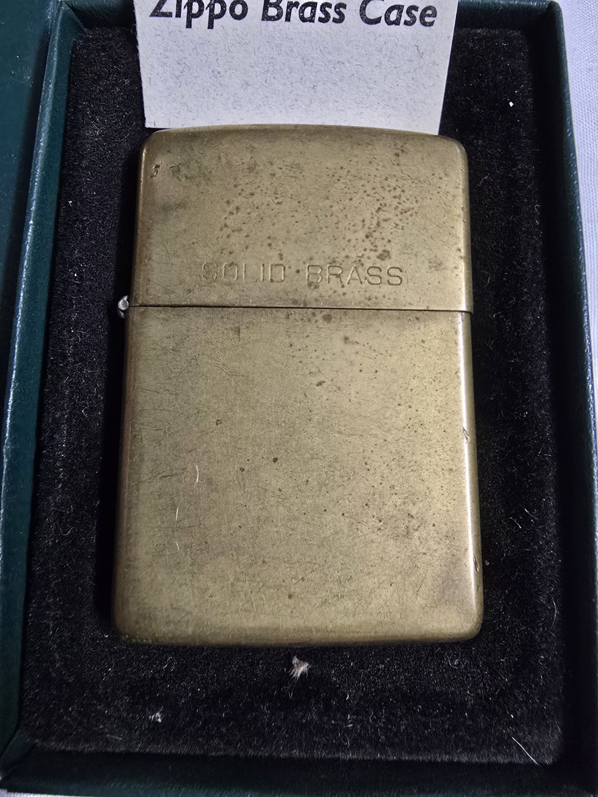 Zippo 1932-1990 Commemorative Solid Brass Lighter. RARE