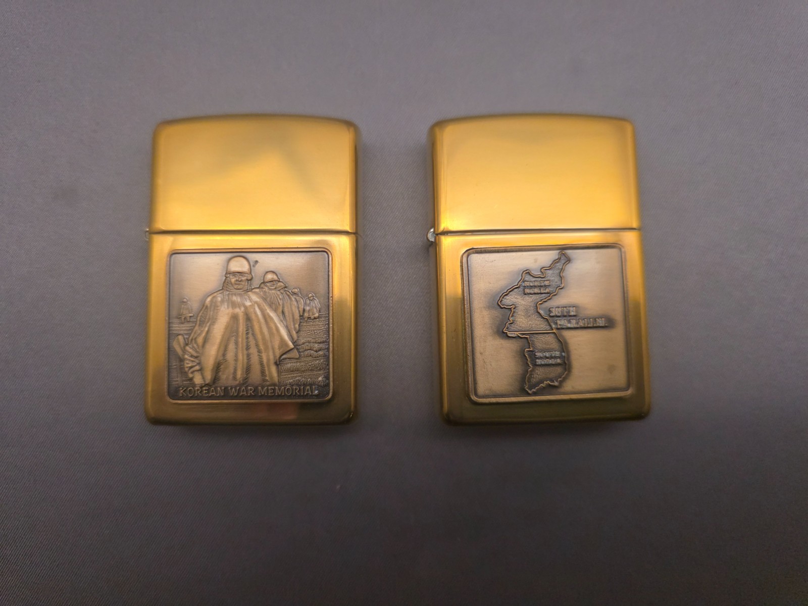 Zippo lighter 1996 KW-2 Korean War 2- Pack, Gift Set- NIB