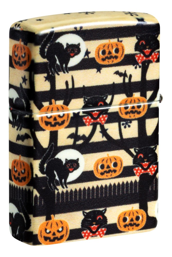 Zippo Vintage Halloween Design 540 Color Windproof Pocket Lighter, 49352-125659