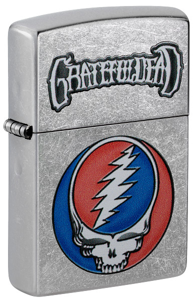 Zippo 47247, Grateful Dead Design, Street Chrome Finish Lighter, NEW