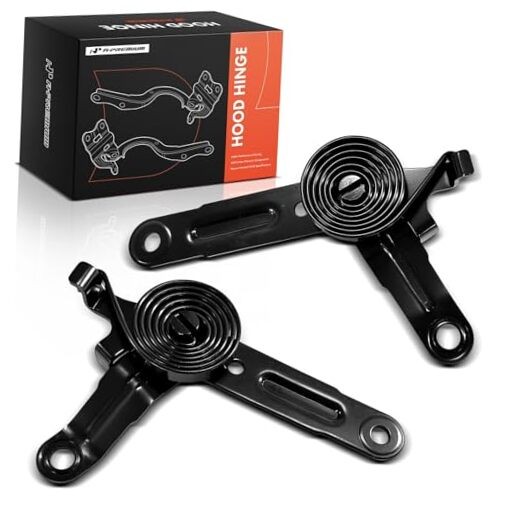 Set of 2 Front Driver and Passenger Hood Hinges Compatible with 2007-2014