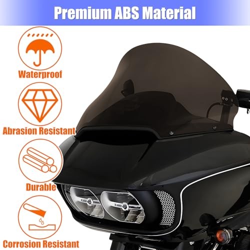 13″ Windshield for Road Glide FLTRX 2015-2023, Motorcycle Windscreen Splitter