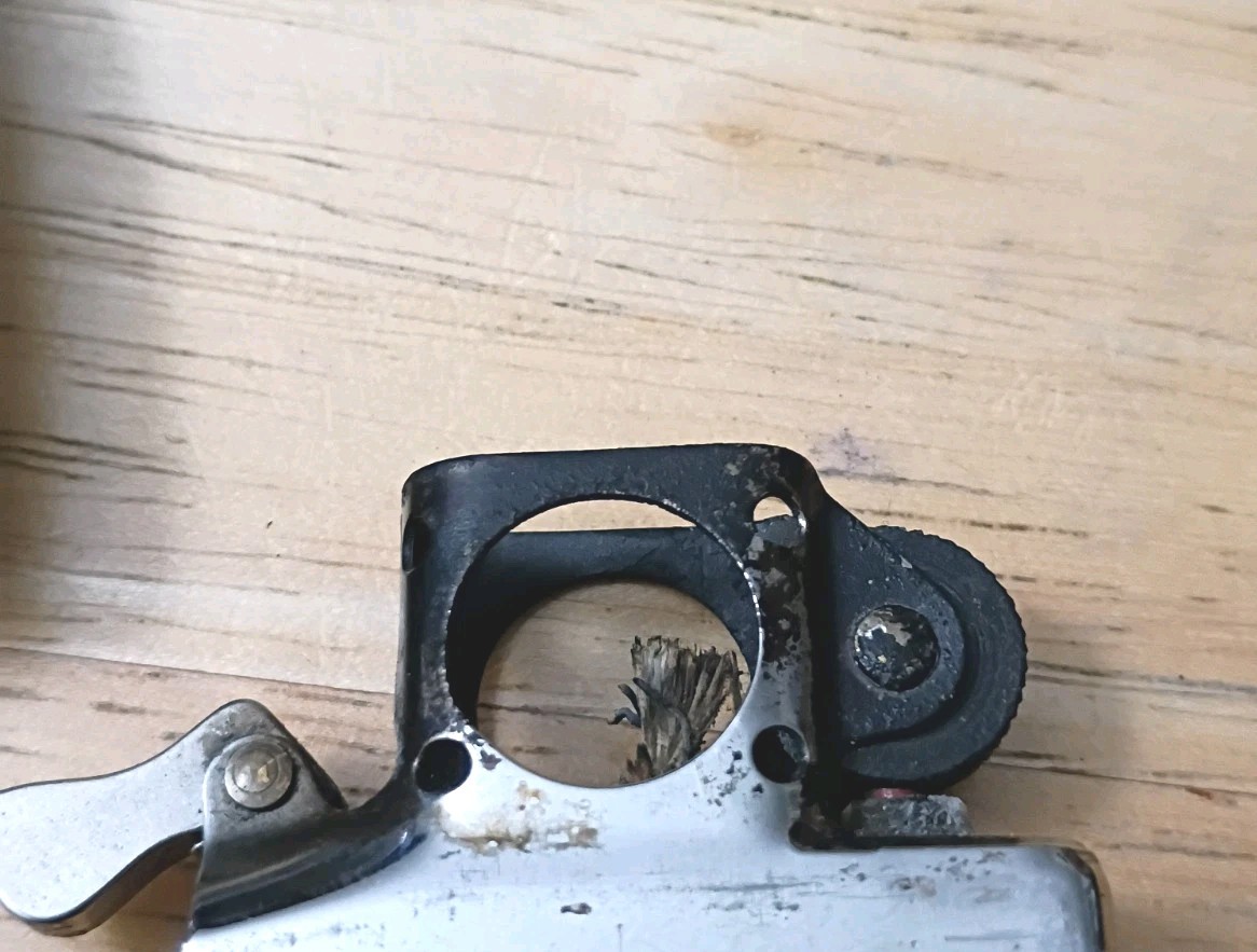 Vintage 1988 Brushed Chrome Zippo Smoking Pipe Lighter