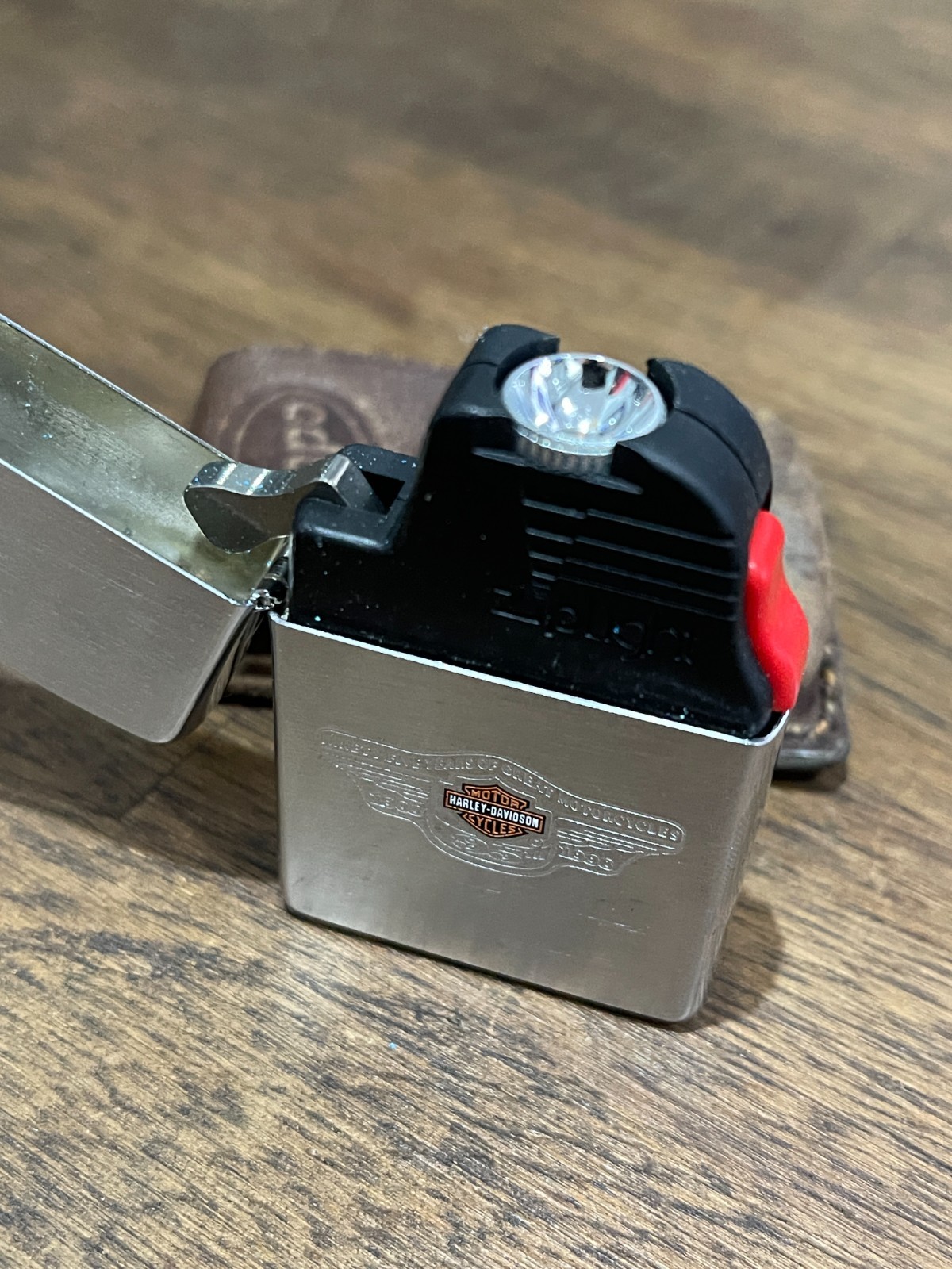 Zippo 1998 Snap on and Harley Davidson – Double Sided Light / Torch