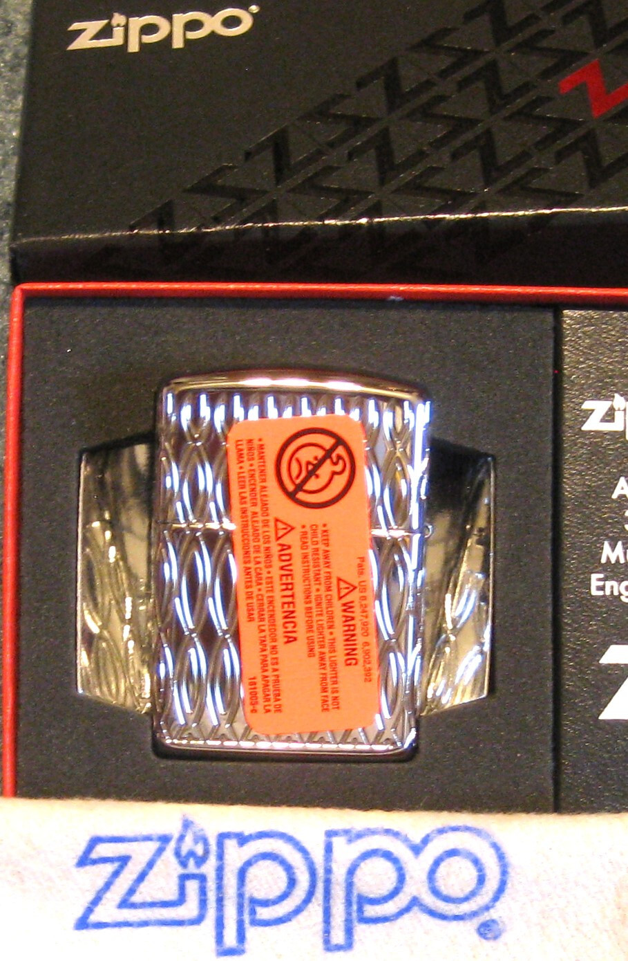ZIPPO FLAME DESIGN Lighter ARMOR 48838 New 2023 MINT Deep Carved MULTICUT Sealed