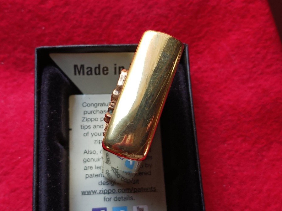 1995 Cowboy Bronco Solid Brass Zippo Lighter -Nice