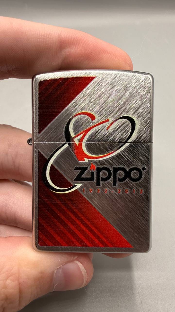 Zippo 28192 80th Anniversary Herringbone Sweep 1932-2012 New Old Stock NOS Box