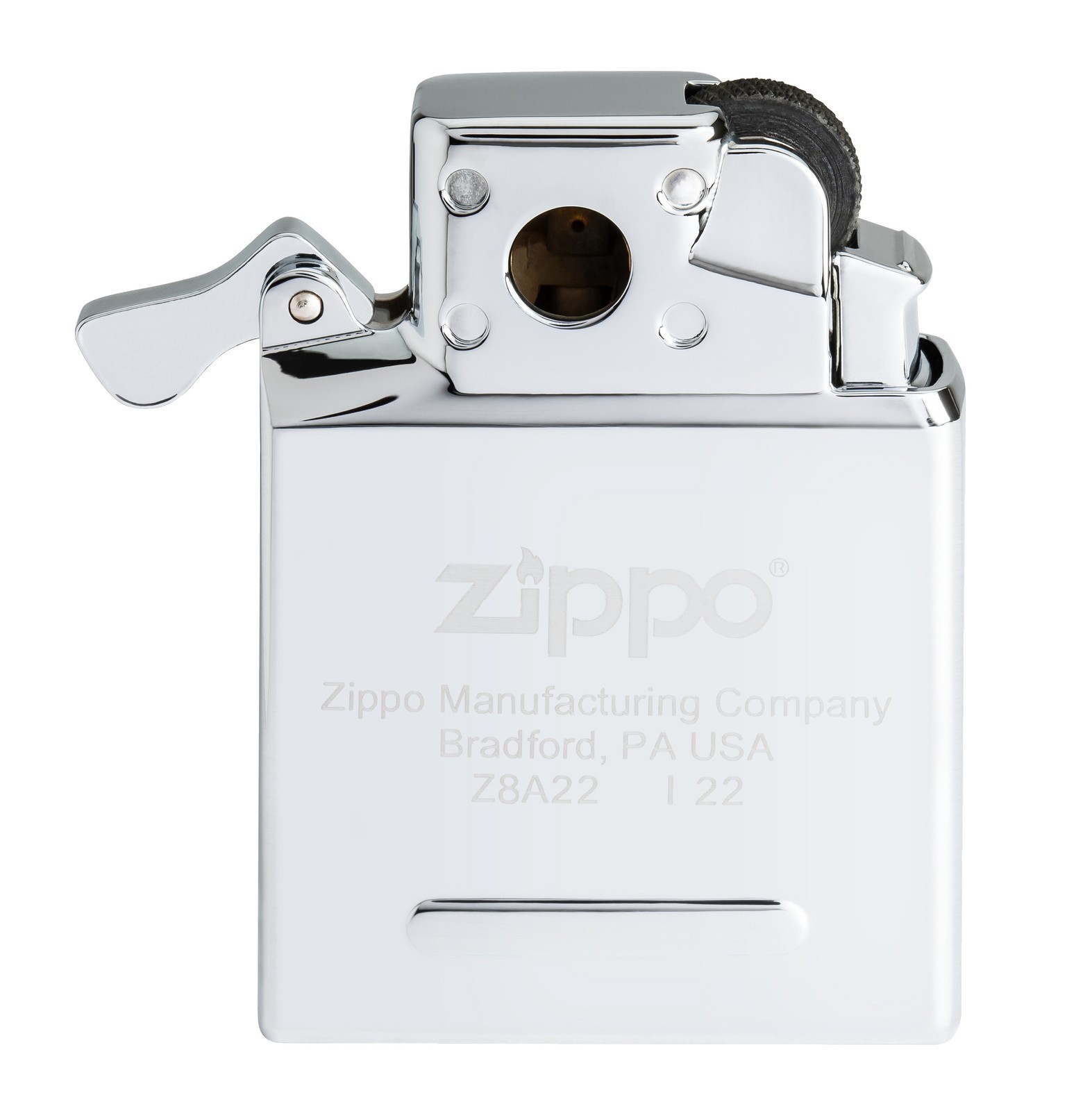 Zippo – Yellow Flame Chrome Butane Pipe Lighter Insert (Unfilled) – 65880