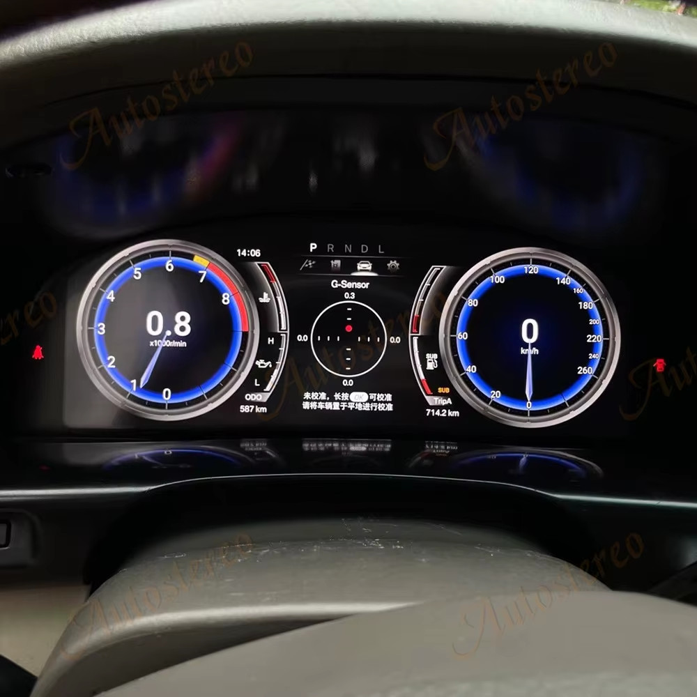 Digital Cluster Virtual Cockpit Screen For Toyota Land Cruiser LC100 Lexus LX470