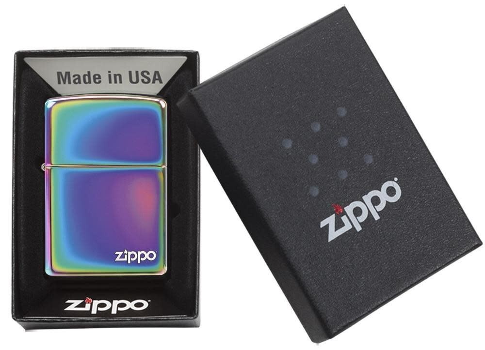 Zippo 151ZL, High Polish Spectrum Finish Lighter, Zippo Logo, NEW