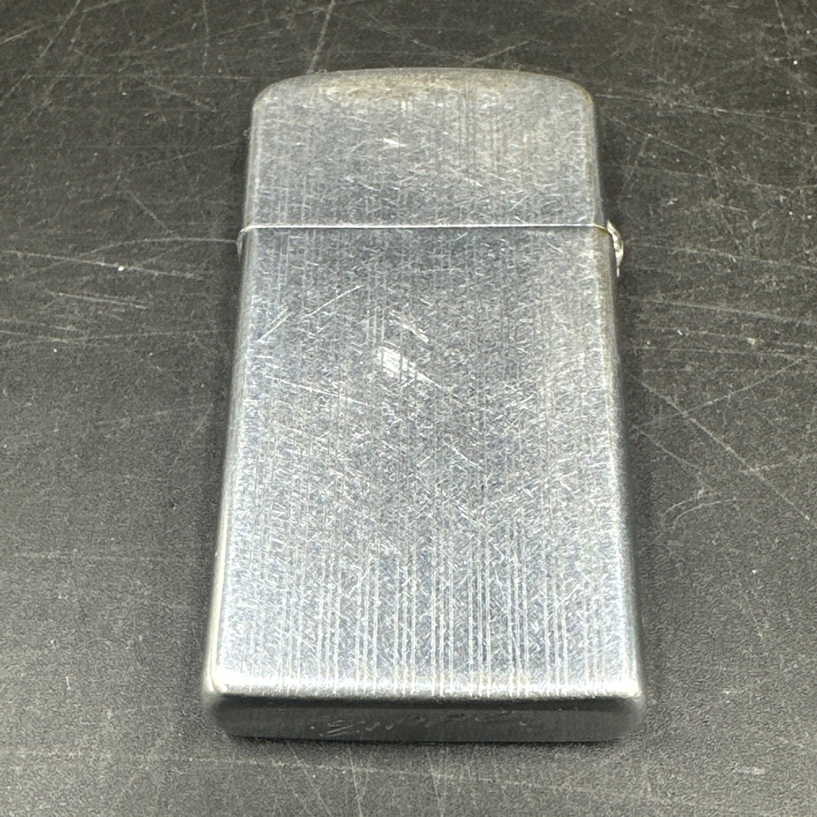 1956 Zippo Slim Pin Stripe Engraved ELC 1st Production Year