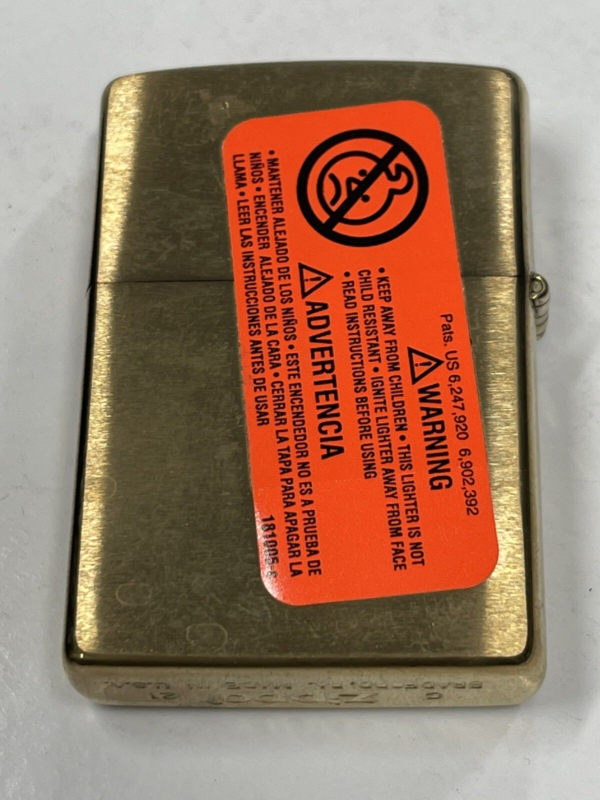 ZIPPO 2021 BRASS LIGHTER SEALED IN BOX A151