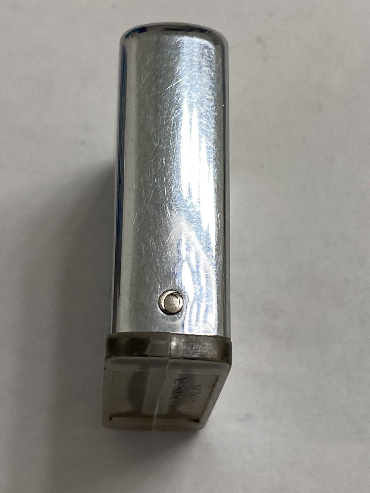 VINTAGE ZIPPO MAGNIFIER SHELL CHEMICAL CO. GAS & OIL (NOT A LIGHTER) & EMBLEM