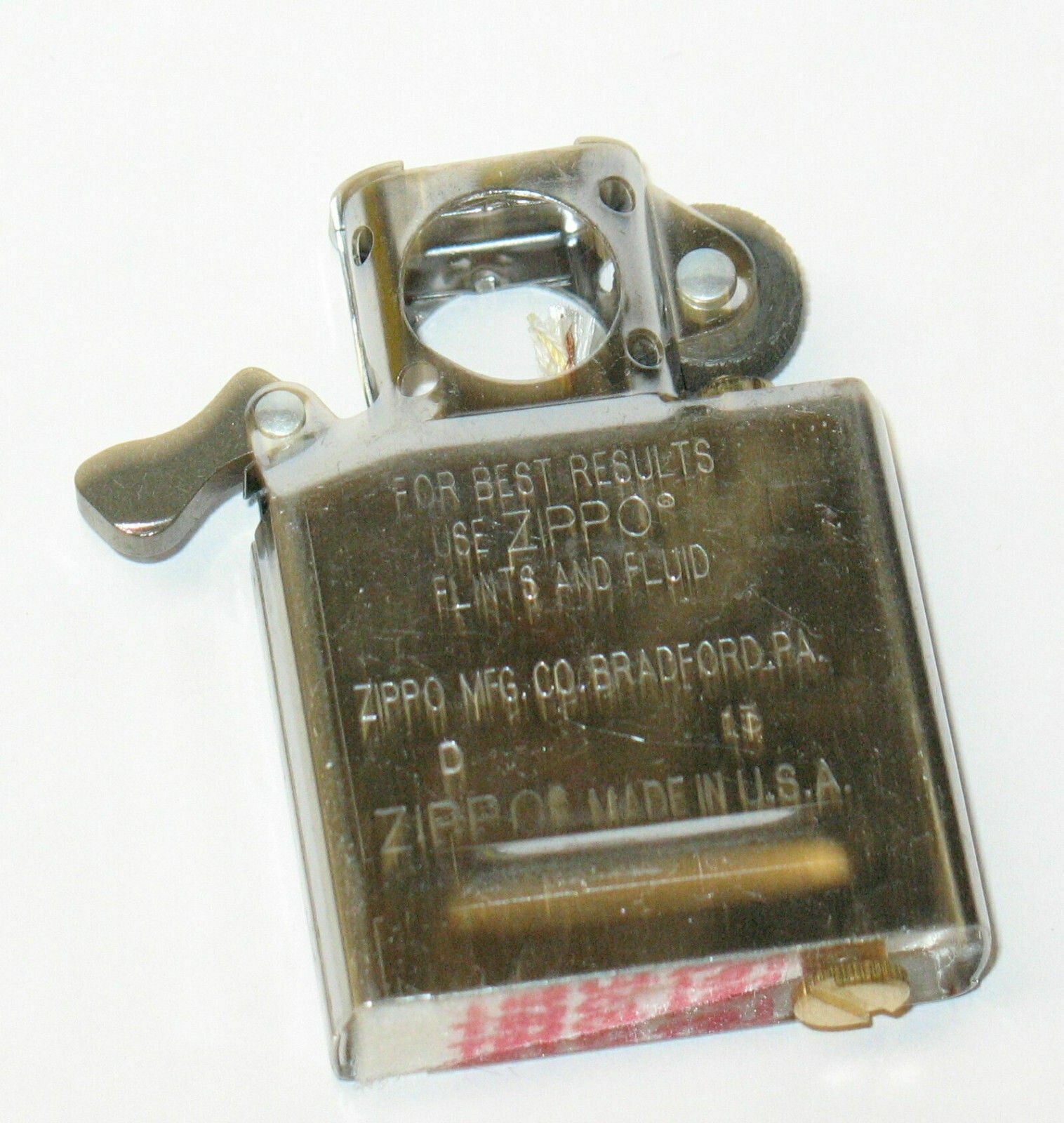 Zippo 201FB, Classic Antique Brass Finish Lighter, (PL) Pipe Insert