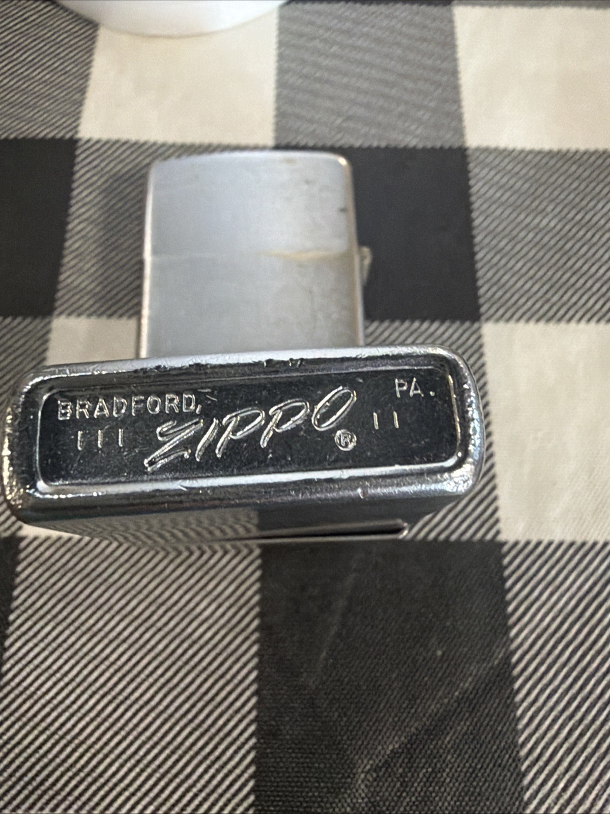 2 Vintage Lighters ZIPPO Made In U.S.A. Bradford PA