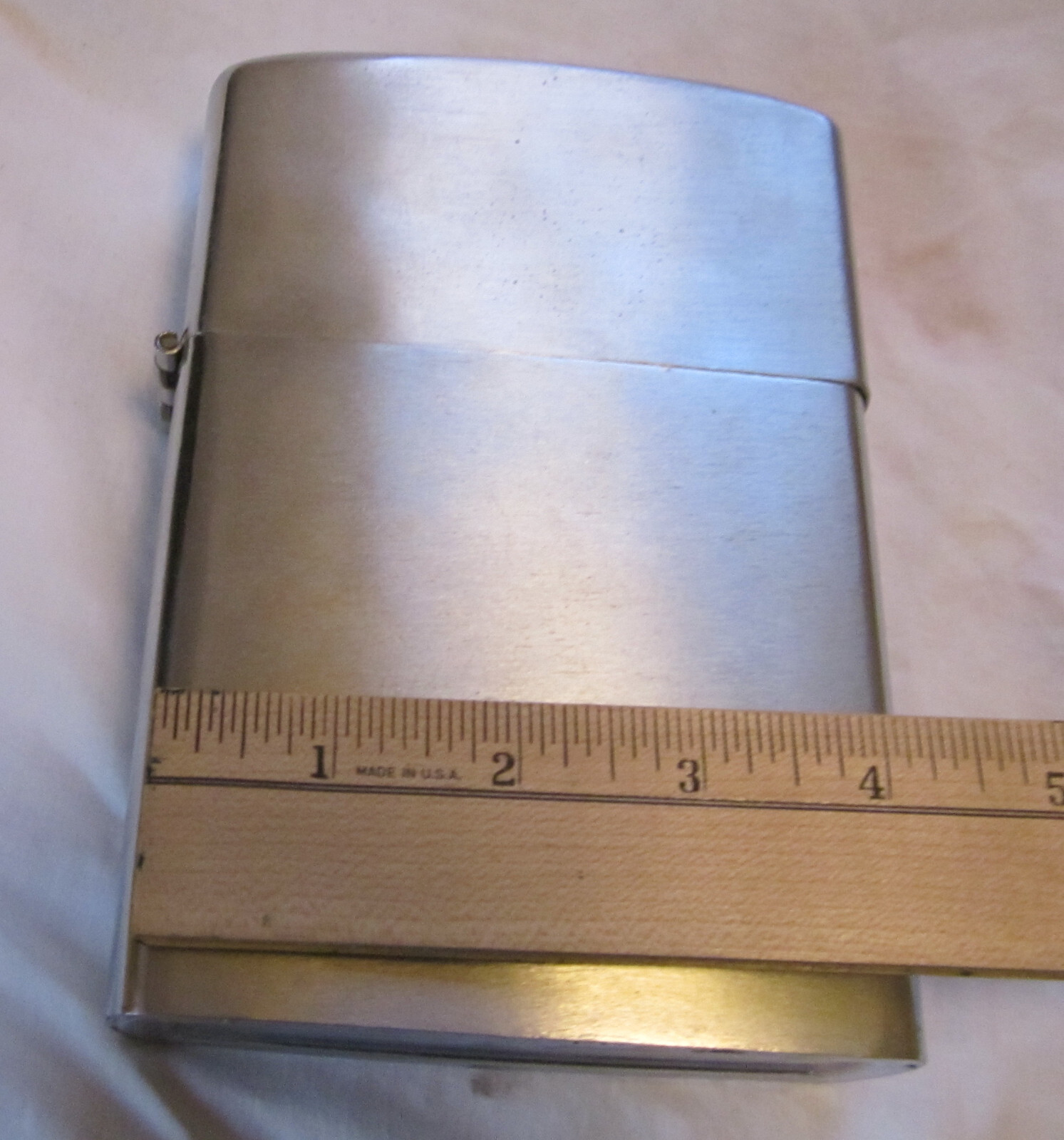 Extra Large Vintage Zippo Lighter 4.5” x 6.5”
