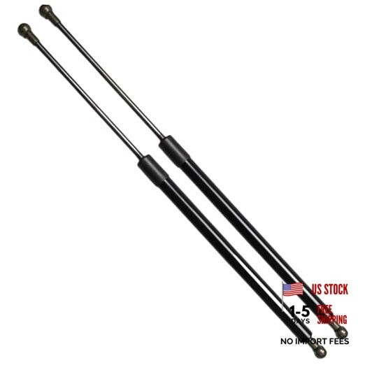 Front Hood Struts Compatible with Ford Mustang S197 2005-2009 Classic Black