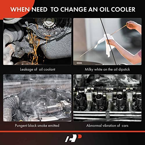Engine Oil Cooler Compatible with Ford Mustang 2015-2023 5.0L
