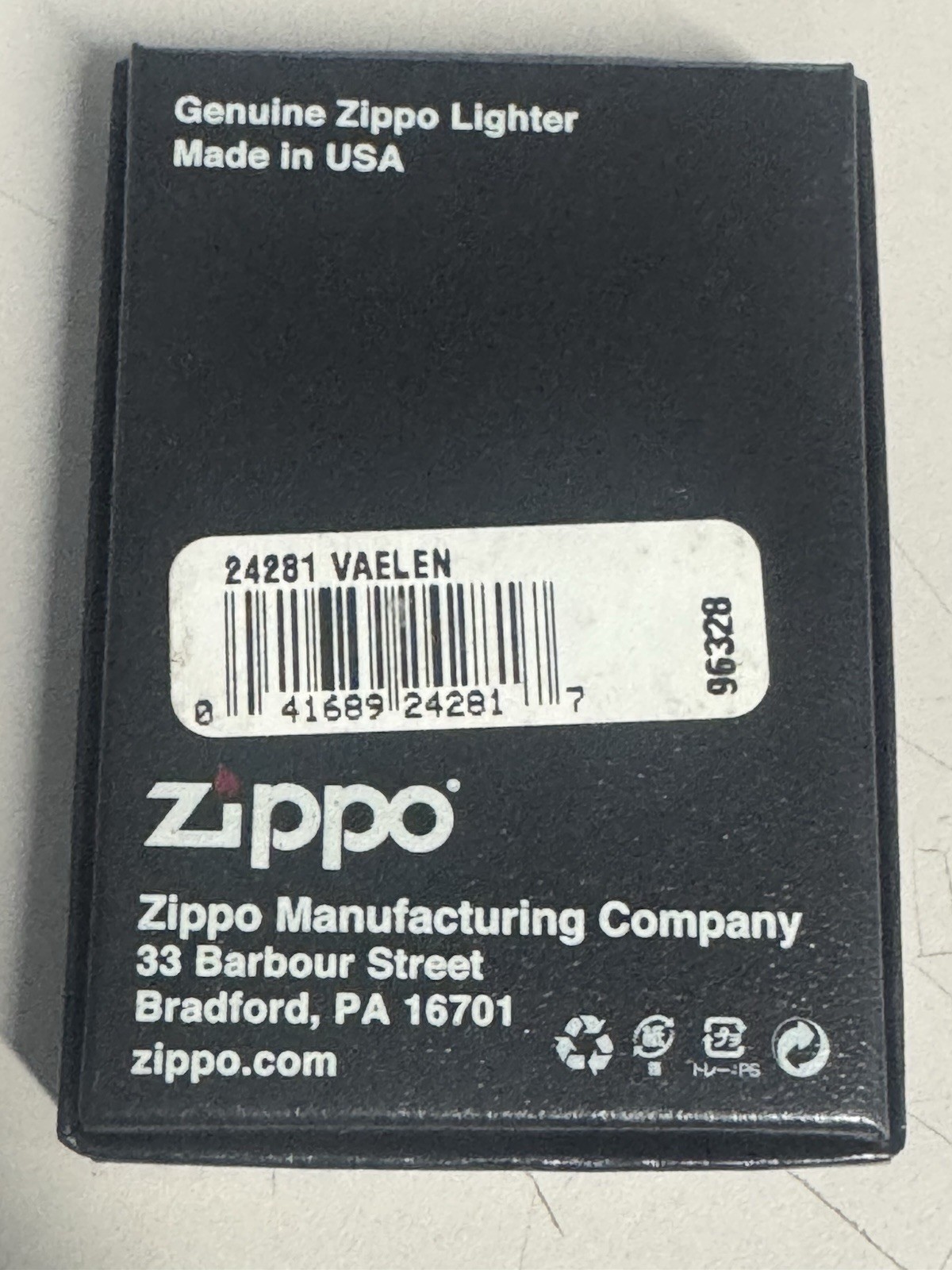 ZIPPO 2007 KIT RAE VAELEN FANTASY ART BLACK MATTE LIGHTER SEALED IN BOX G295