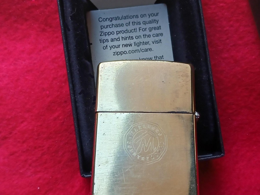 1995 Cowboy Bronco Solid Brass Zippo Lighter -Nice