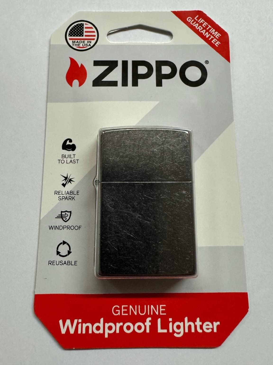 NEW ZIPPO LIGHTER 207BG-PPK WINDPROOF CLASSIC STREET CHROME USA MADE 7020563