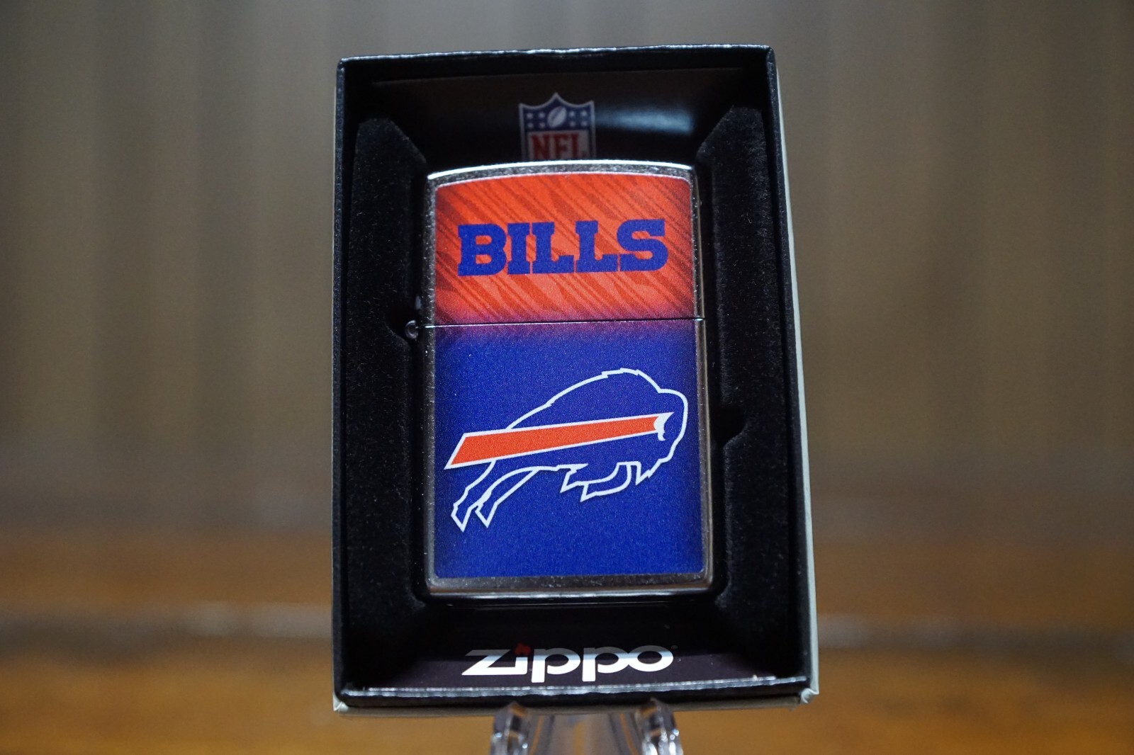 BUFFALO BILLS NFL ZIPPO LIGHTER MINT IN BOX NEW DESIGN 2023