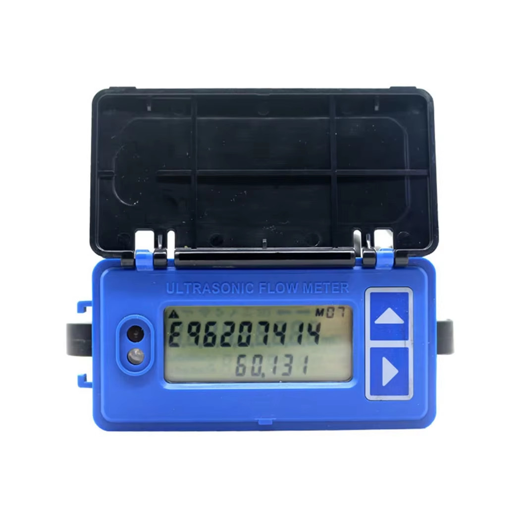 Digital Ultrasonic Water Meter RS485 Output Flowmeter Battery Powered Flange Cla