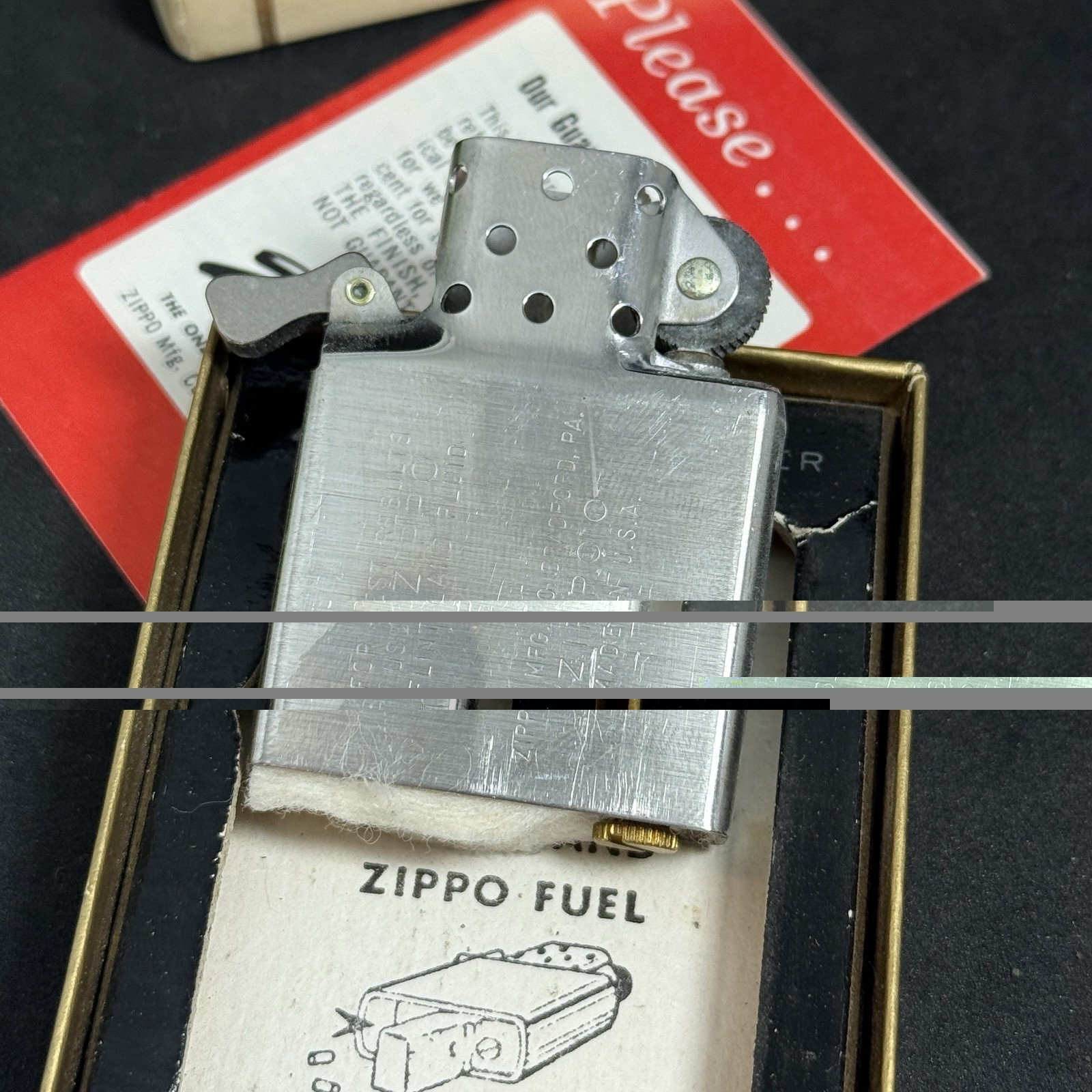 NIB 1974 Zippo / Martin Luther King Jr. MLK / Unfired + Sticker