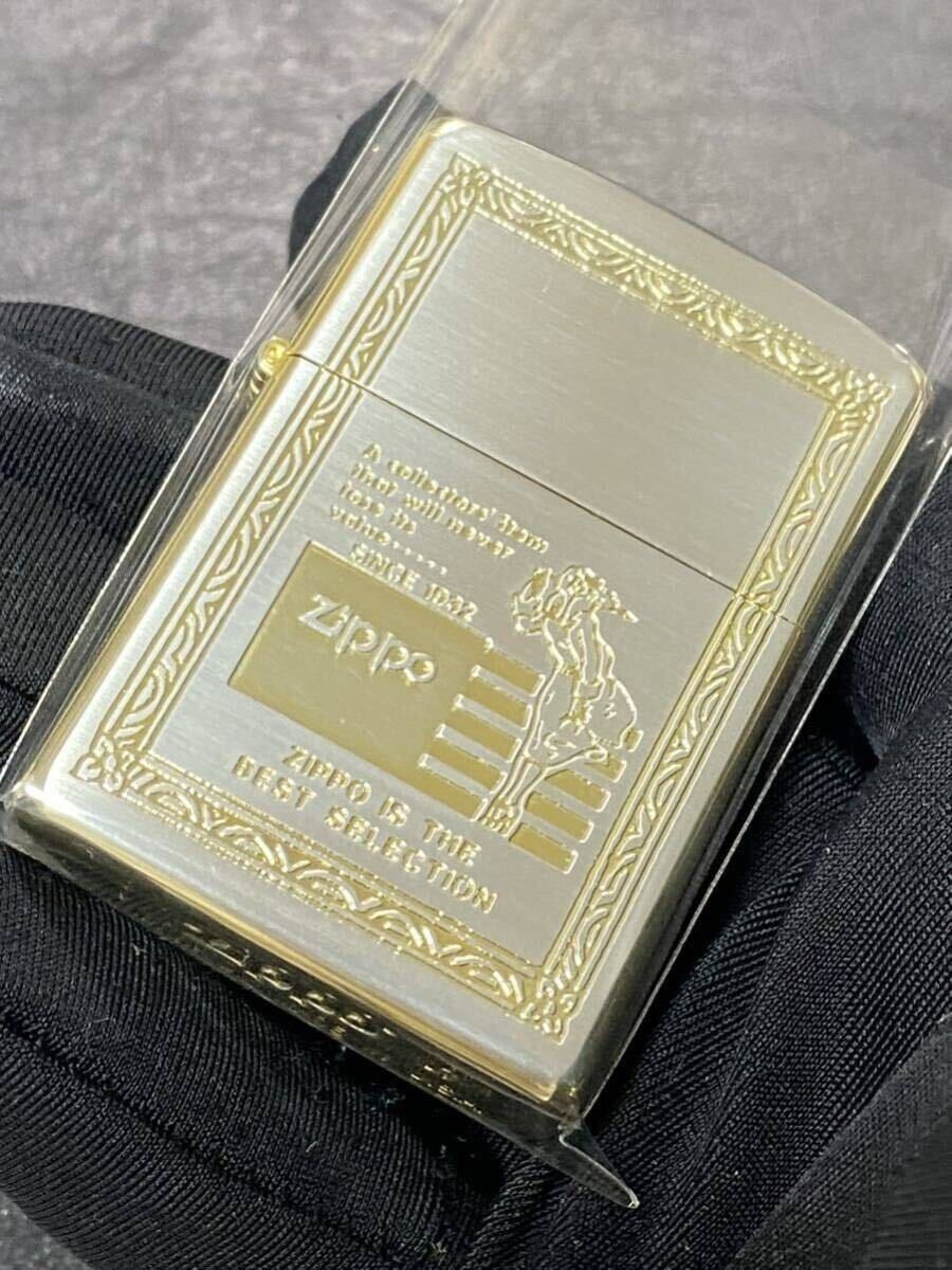 Zippo Windy 4 Sided Gold Front Gold Engraving Rare Model Made in 2007 WINDY GOLD