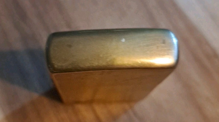 1995 Solid Brass Zippo Pipe Lighter Bradford PA Made In U.S.A.