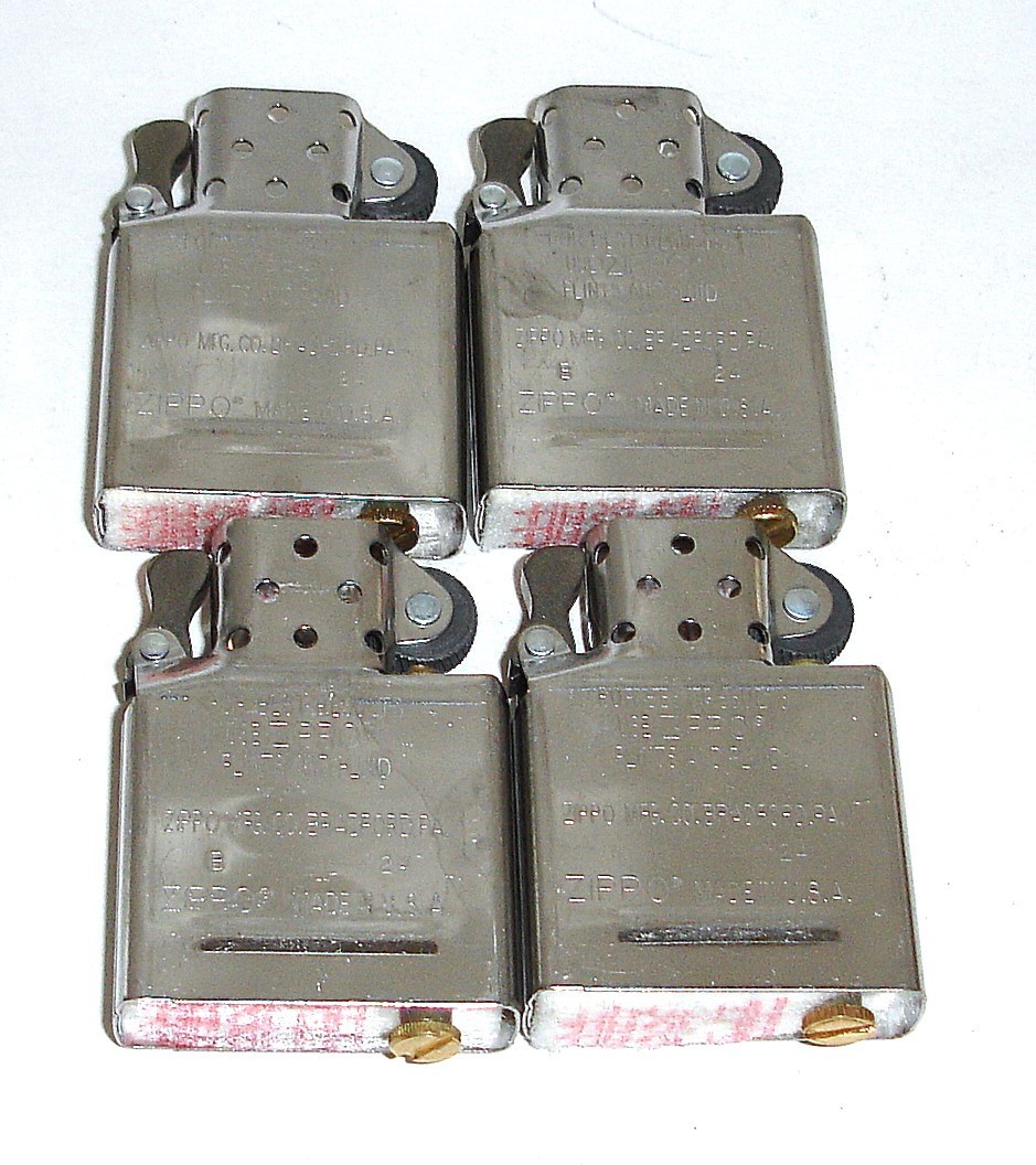 * 4 * Brand New 2022 Unlit Unused Zippo Lighter Insert Lot