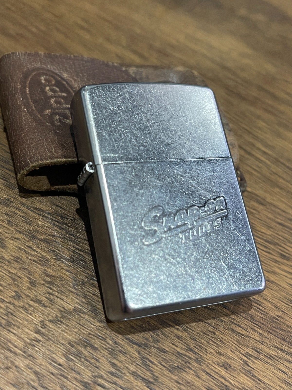 Zippo 2008 Embossed Snap on Tools Lighter