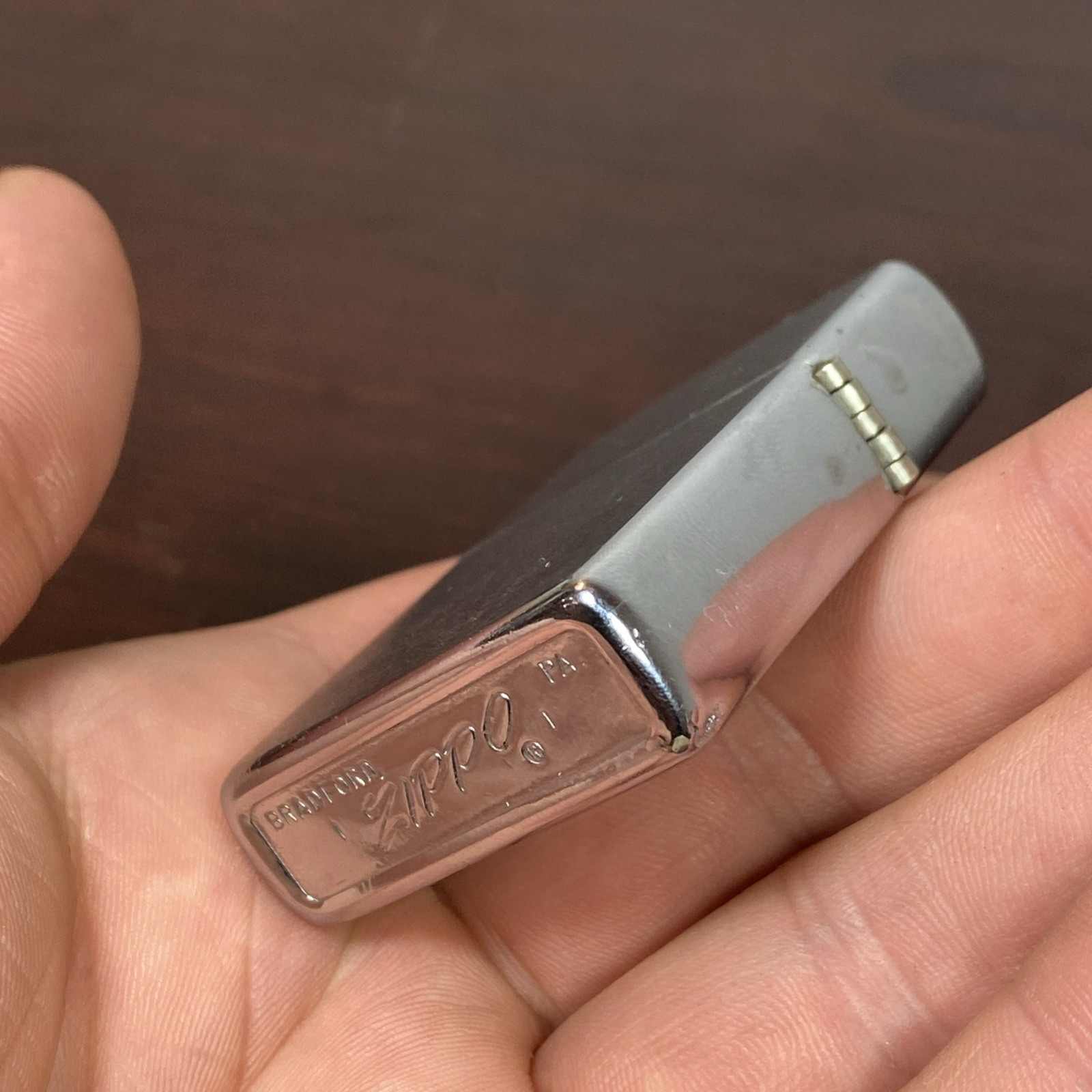 1972 I I Zippo Lighter Advertising ACME PRINTING INK CO Engraved “A” Logo Vtg