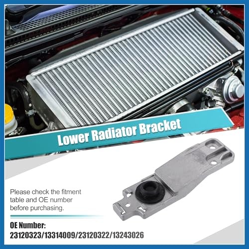 2set Lower Radiator Bracket with Rubber Cushion Bushing Radiato for Chevrolet