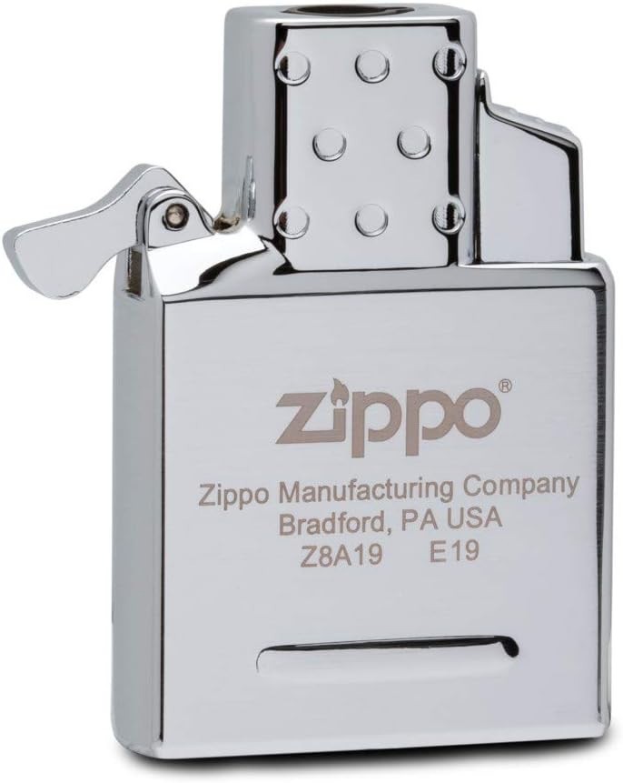 Zippo 65826 Butane Lighter Insert – Single Torch, Chrome