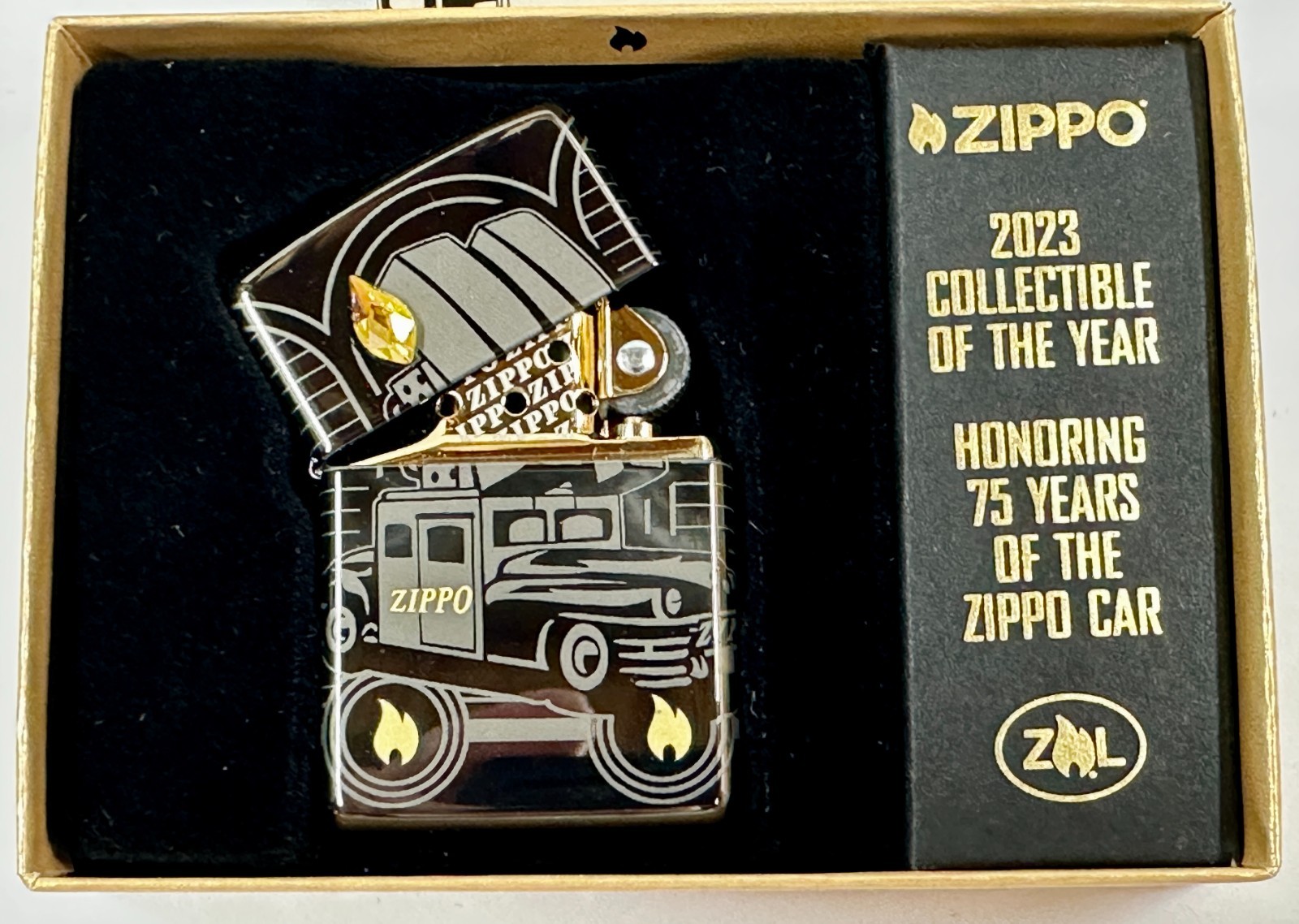 Zippo 75 Zippo Car 1948-2023 COTY