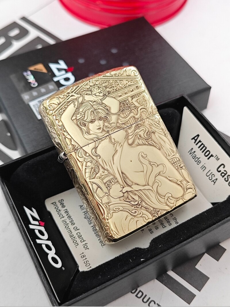 Medusa Relief 5-Sided Engraved Collectible Zippo Lighter Gift For Men