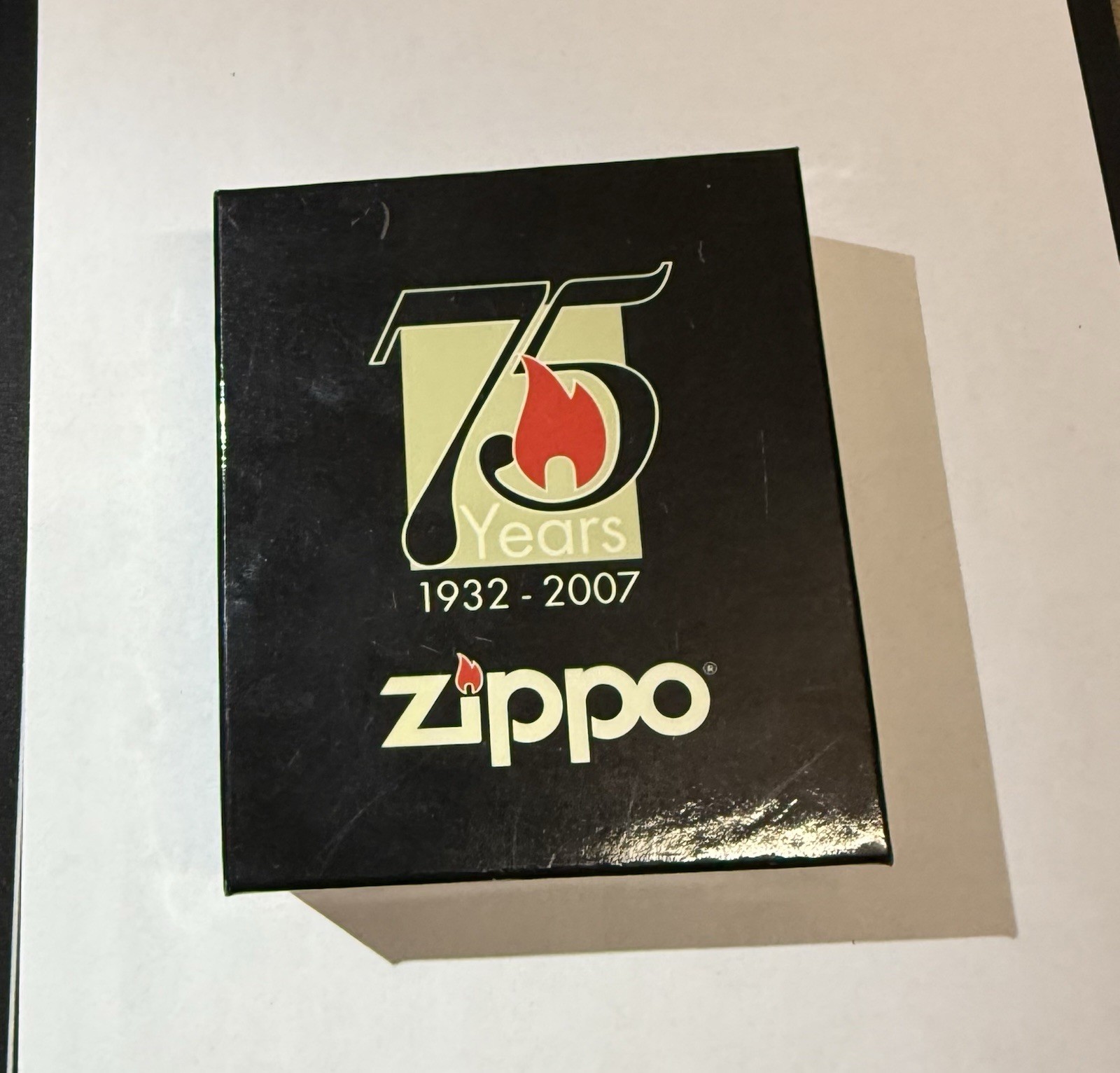 Zippo 75th Anniversary Lighter 1932-2007 NEW MIB A-07 Unfired Complete